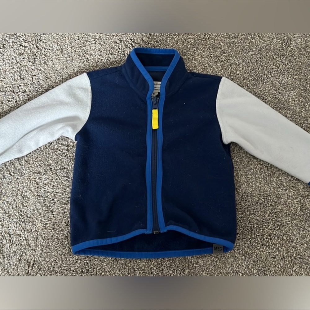 MEC Infant Blue and White Fleece - 6 months